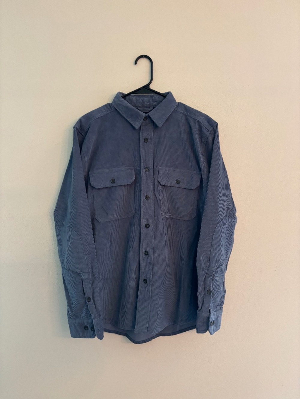 Line of Trade Blue Corduroy Button Up